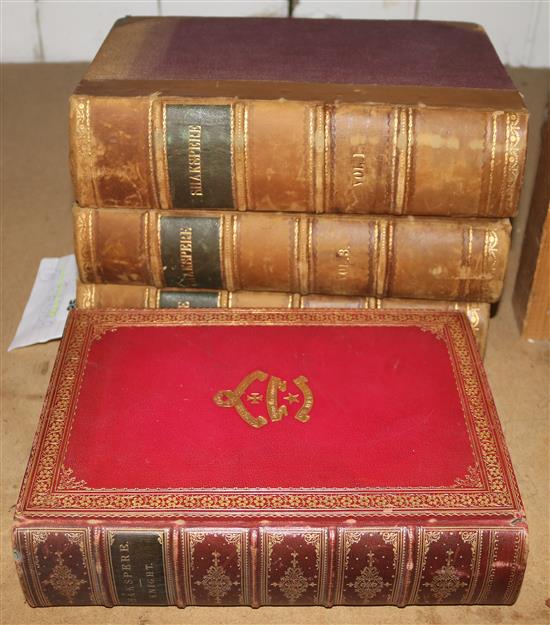 4 volumes of Shakespeare